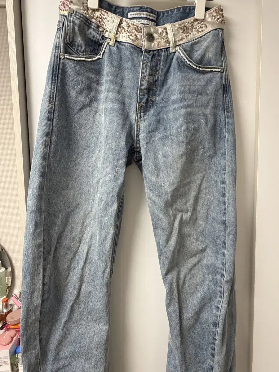 rocci rocci x graphicus crochet jeans s on Bunjang Global Site.